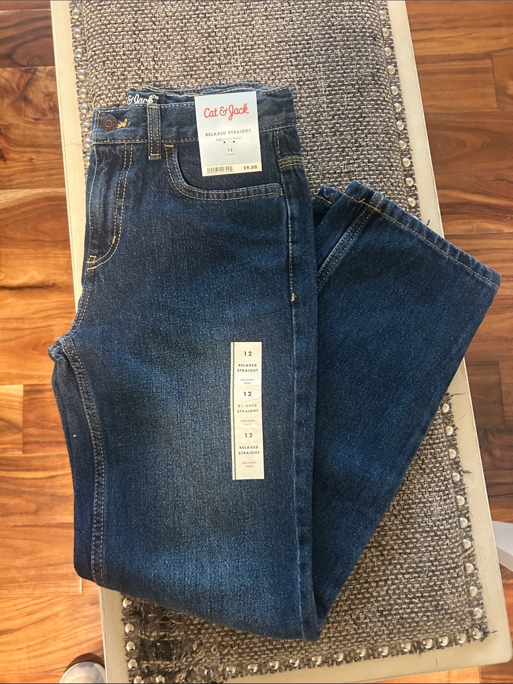 Cat & Jack Dark Indigo Straight Jeans